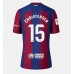 Barcelona Andreas Christensen #15 Replika Hemma matchkläder Dam 2023-24 Korta ärmar